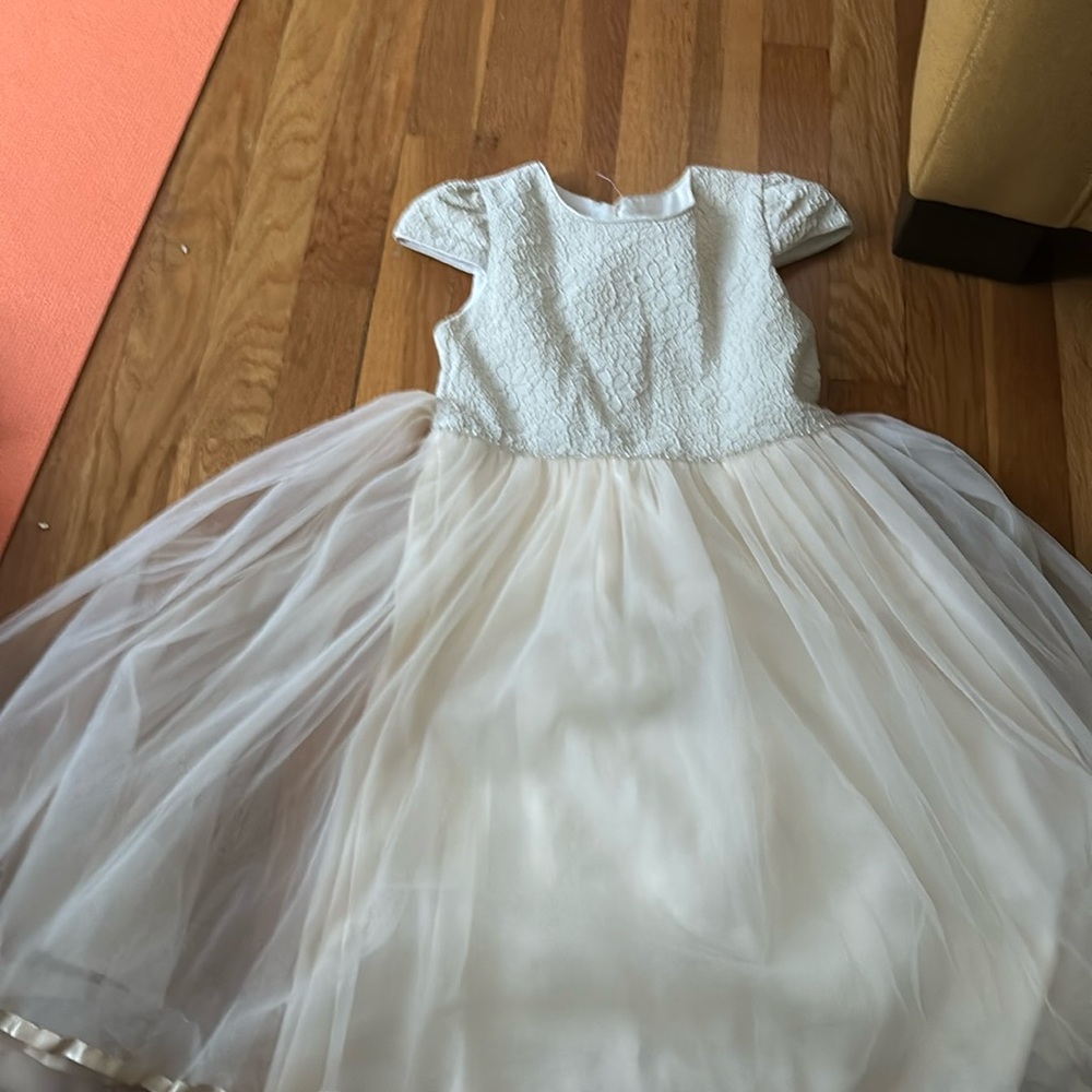 Mesh and cotton dress formal